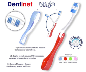 Cepillo dental dentinet especial viaje